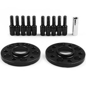 ชุดสเปเซอร์เหล็กสีดำสำหรับดัดแปลงอัพเกรดล้อ BMW ขนาด 5x112 66.56 มม. 15 มม. 20 มม. เกลียว M14x1.25 - Product Image 1