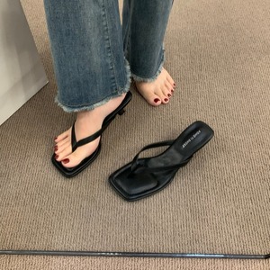 Nouvelles sandales à talons compensés style minimaliste français pour l'été 2026 – Élégantes mules à talons hauts pour femme, idéales pour l'extérieur - Product Image 4