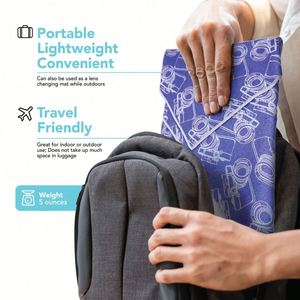 Custom Self-Adhesive Wrap Magic Cloth Washable Protective <b>Camera</b> Lens Cover Laptop/Smartphone Wrapper Business Promotional Gift - Product Image 2