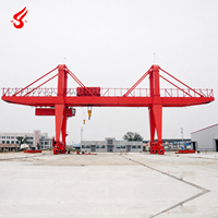 Grue portique électrique à double poutre de 20-100 tonnes, mobile, avec certificat CE, PLC, boîte de vitesses, roulement et moteur – Fournisseur chinois