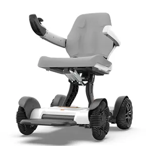 Viatom kursi roda listrik senior skuter mobilitas, kursi roda portabel ringan dapat dilipat 20ah jangkauan 15.5 mil