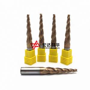 Fresas de extremo plano de aleación dura HRC 45/HRC50/HRC55/HRC60/HRC65 con recubrimiento AITiN TiSiAIN - Categoría de producto: Fresas - Product Image 4