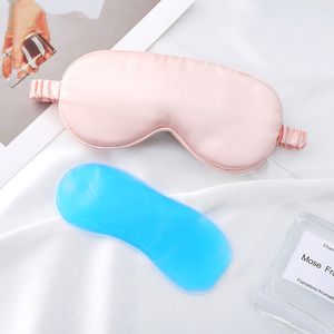 <span class=keywords><strong>Masque</strong></span> de sommeil personnalisé en coton occultant <span class=keywords><strong>avec</strong></span> gel rafraîchissant et sangle élastique pour soulager les migraines et les <span class=keywords><strong>yeux</strong></span> gonflés – Idéal pour l'hôtel et les voyages - Product Image 3