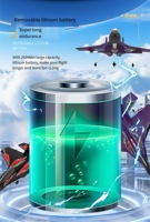 Avion de chasse télécommandé ZY-420 Aero Jet 2.4G avec éclairage LED, nouveau en stock avec chargeur et batteries incluses
