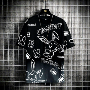 T-shirts pour hommes Y2K Streetwear, qualité supérieure, 100% coton, motif 'C'est vraiment beaucoup de sirop contre la toux' - Product Image 4