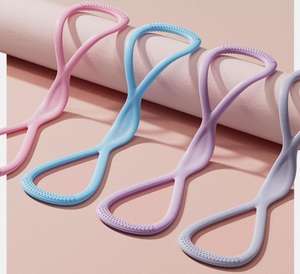 <span class=keywords><strong>Appareil</strong></span> d'étirement en forme de 8, Corde élastique de fitness, Bande de résistance pour yoga, Corde d'étirement en silicone en forme de 8 - Product Image 3
