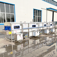 YouBan Équipement Intégré de Pasteurisation Automatique par Tunnel et de Refroidissement par Pulvérisation pour Bouteilles en Verre, Boissons et Produits en Conserve