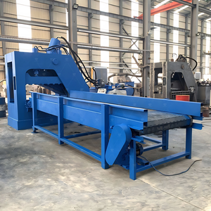 เครื่องตัดเศษโลหะไฮดรอลิกแบบหัวเสือ อัตโนมัติ พร้อมมอเตอร์เป็นส่วนประกอบหลักสำหรับการตัดโลหะผสมอะลูมิเนียมและเหล็ก - Product Image 3