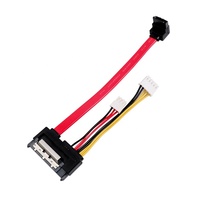 Nueva llegada SATA 15 + 7 pines con alimentación de pestillo/datos a 5 pines y 3 pines IDE Power SATA Cable DE DATOS Cable de alimentación SATA