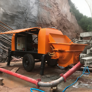 Bomba de Concreto Móvil sobre Remolque para Proyectos Civiles e Industriales, Producción Estable con Motor Certificado CE - Product Image 5