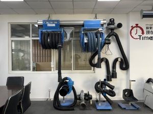 Système d'extraction d'échappement universel à rail coulissant en aluminium, longueur personnalisable, pour centre de réparation automobile, économie d'énergie - Product Image 4