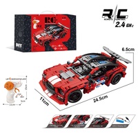 Voiture RC à construire soi-même 1:16, jouet télécommandé 2.4G, rechargeable, pour enfants et adultes, vente en gros, jouet éducatif