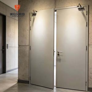 Portes en acier ignifugées de haute qualité au <span class=keywords><strong>prix</strong></span> d'usine Mexin, portes insonorisées, hôpital, supermarché, fibre de verre - Product Image 1