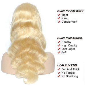 Bán Buôn 613 BodyWave Hd Ren Tóc Giả Nhà Cung Cấp Tóc Con Người Tóc Trinh Nữ Trong Suốt Full Lace Wig Tóc Vàng Body Sóng Ren Phía Trước Tóc Giả - Product Image 2
