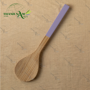 Cuchara de bambú para ensalada hecha a mano ecológica, utensilios de cocina al por mayor, vajilla de fiesta a precio barato hecha en Vietnam - Product Image 4