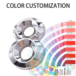 Pegatinas de emblemas de letras biseladas con número negro de plástico ABS 3D antidecoloración al por mayor para matrícula de coche - Product Image 2