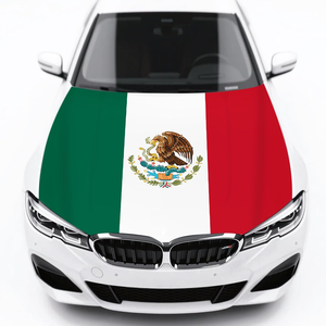 Alta calidad deportes sublimación impresión países diseño personalizado Spandex tela elástica <span class=keywords><strong>Albania</strong></span> coche capó cubierta banderas - Product Image 6