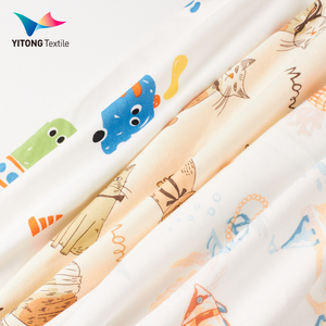 Tùy Chỉnh In Kỹ Thuật Số Oeko Tex Vải Trẻ Em Thoáng Khí Bông Vải 100% Bông Vải - Product Image 3