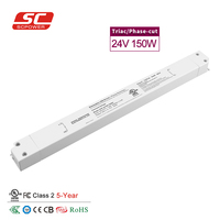 Fabricant chinois et vietnamien d'alimentateurs LED ultra-minces 150W 12V 24V TRIAC à intensité variable avec garantie de 5 ans
