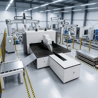 Centre de pliage automatique CNC LCLZ pour panneaux flexibles en acier inoxydable et aluminium, machine à plier les tôles multibend, épaisseur 0,35-2,0 mm