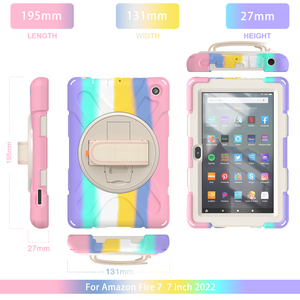 Étui pour enfants pour Kindle Fire HD 7 <span class=keywords><strong>2022</strong></span>, résistant aux chocs, personnalisable, étui pour tablette pour enfants de 7 pouces - Product Image 5
