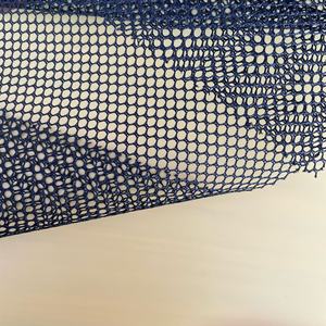 100% переработанная полиэфирная прочная сетчатая ткань, дышащая жесткая вязка для сумок, палаток, полотенец, черного цвета - Product Image 5