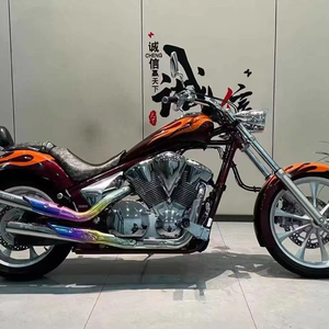 Modèle de moto <span class=keywords><strong>vintage</strong></span> en métal moulé sous pression Maisto à l'échelle 1:18, Softail Deuce, jouet de collection - Product Image 4