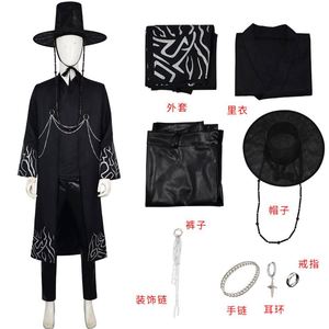 Conjunto de Kimono de Anime Saja para Chicos con Estampado de Cazadores de Demonios K-Pop, Disfraz de Cosplay de Halloween con Sombrero para Adultos y Niños, Ropa para Fiestas y Espectáculos - Product Image 3