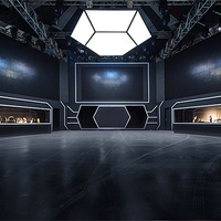 La publicité de panneaux extérieurs plancher led intérieur transparent plancher de danse interactif écran de visualisation led de carrelage vidéo.