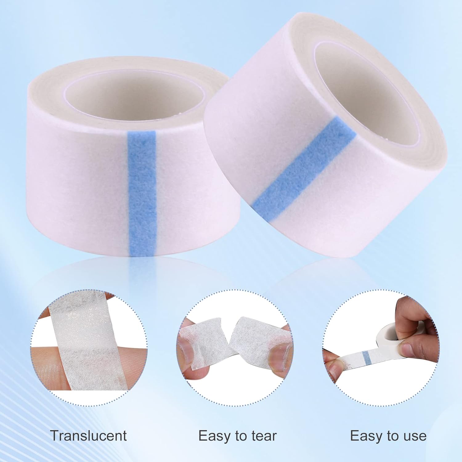 Soft Paper Non-Woven Self Adhesive Latex Free Waterproof Medical Surgical Tape Set