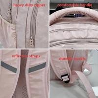 Sac à dos pour femme OEM ODM, grand format 17 pouces, rose tie-dye, personnalisé pour adolescente, idéal pour l'école et les sorties.