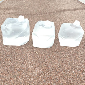 Sac seau souple en plastique en boîte bon marché bon marché bonne étanchéité sans fuite 20l sans poignée jerrycan pliable avec trous - Product Image 5