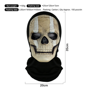 Máscara Táctica Estilo Call of Duty, Cubre Rostro con Logotipo Personalizado, Máscara Militar para Cosplay de Halloween, Venta al Por Mayor - Product Image 3