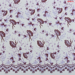 T-win Textile 100% Polyester Fashion Lace Flat Embroidery Fabric Beads <strong>Sequins</strong> Pearl-Colorful Floral Dress <strong>Material</strong> Factory - Product Image 6