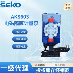 ปั๊มสูบจ่ายสารเคมีแบบไดอะแฟรมแม่เหล็กไฟฟ้า Seko AkS603Nhp0800 วัสดุ PVDF สำหรับบำบัดน้ำ - Product Image 5