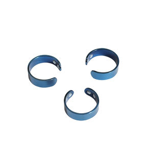 Grosir menyesuaikan baja tahan karat PVD emas berlapis mode menyesuaikan terapi magnet cincin Kesehatan - Product Image 2
