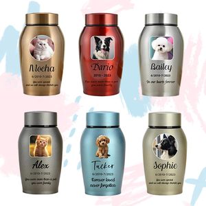 Urna Personalizada para Cenizas de Perros y Gatos, Recuerdo Conmemorativo para Mascotas con Nombre y Foto Grabados, Urna de Cremación, Recuerdo para el Hogar - Product Image 3