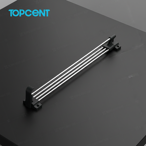 Topcent Multifunctional Stainless Steel <strong>Wall</strong> Mounted Eco-Friendly Pull-Out Wardrobe Accessories Display <strong>Clothes</strong> Rack Hooks <strong>Rails</strong> - Product Image 2