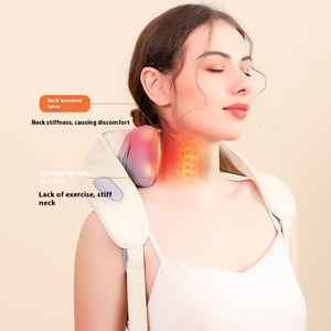 Máquina de Masaje Corporal Robótica Cuadrada Oblicua al por Mayor para Uso Doméstico, Compresa Caliente Cervical para Cuello y Hombros, Función Musical, Gris - Product Image 5