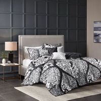 Offre Spéciale ensembles de literie de luxe confortables personnalisés en microfibre quatre pièces avec linge de lit