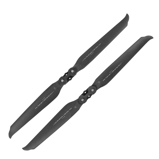 Rc Drone Folding Propeller 16 Inch Prop 1560 Black Blade Carbon Fiber Nylon Paddle