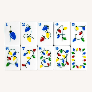 Fichas <span class=keywords><strong>de</strong></span> Mahjong Acrílicas con Temática Navideña, Duraderas, Blancas, Estilo Dominó, para Juegos Navideños, Fiestas Familiares, Regalo - Product Image 5
