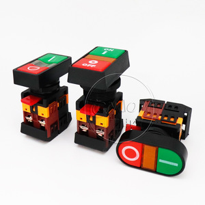 Interruptor de Botón Pulsador Ovalado de Doble Cabezal Iluminado Apbb-22N 1NO1NC con Terminal de Tornillo IP40 LED de Plástico - Product Image 3