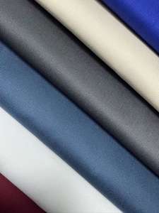 थोक 235gsm आंसू प्रतिरोधी मध्यम वजन tc65/35 cvc60/40 कपास पॉलिएस्टर टवीट बुना हुआ ठोस यूनिक्स पहनने वाले कपड़े - Product Image 3