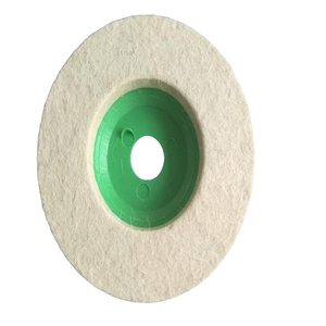 <span class=keywords><strong>Areal</strong></span> 4 pulgadas 100mm 6,0mm almohadilla de pulido de fieltro de lana gruesa rueda de pulido de vidrio de dureza media OEM/ODM personalizable 1 año - Product Image 4