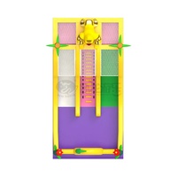 Toboggan commercial personnalisé en PVC de 0,55 mm d'épaisseur, thème sportif cœur/amour, double toboggan pour enfants, modèle Wolong IS, capacité supérieure à 500 kg
