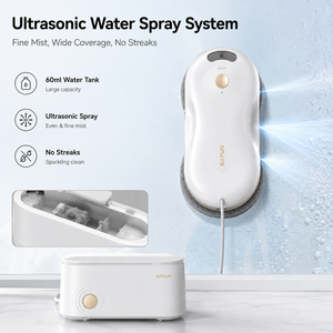 SATUO T30 Pro Robot Premium per la Pulizia dei Vetri, Pulitore Intelligente per Vetri con Forte Aspirazione da 5500Pa, Sistema <span class=keywords><strong>di</strong></span> Pulizia a Doppia Rotazione - Product Image 3
