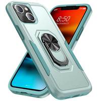 Combo robuste armure coque de téléphone pour iPhone 15 14 13 bague couverture arrière pour iPhone 13 pro max hybride étui antichoc PPC20
