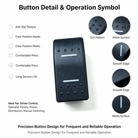 Interrupteurs pour Glocks, interrupteurs de type Ship-Type, interrupteurs basculants On-Off-On pour Glocks