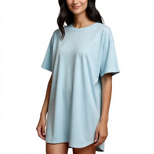 Women's Oversized Crew Neck <b>T</b>-<b>Shirt</b> Cotton Loose Fit Solid Color Short Sleeve Spring Summer Casual Wear <b>T</b>-<b>Shirts</b> - Product Image 2